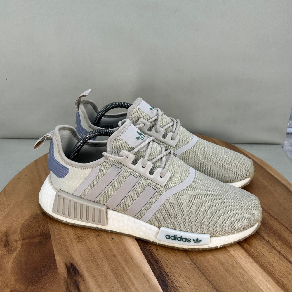 Adidas NMD R1 Womens Shoes Size 10 Alumina Grey Purple GW5680 Boost Sneakers
